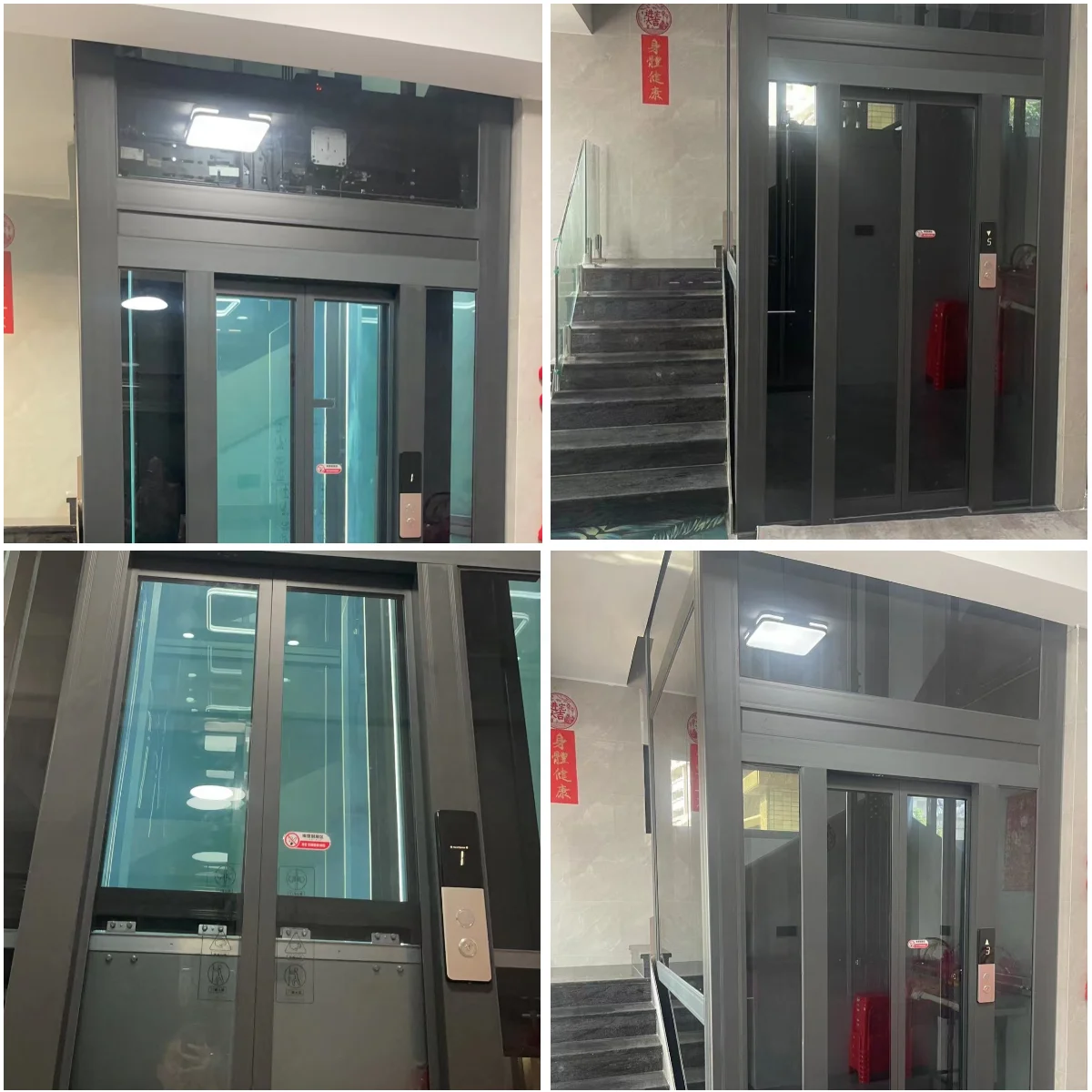 2-5 Floors Shaftless Residential Lifts In House Lift Small Lifts for 4/5/6 Persons Passenger Home Elevator In China