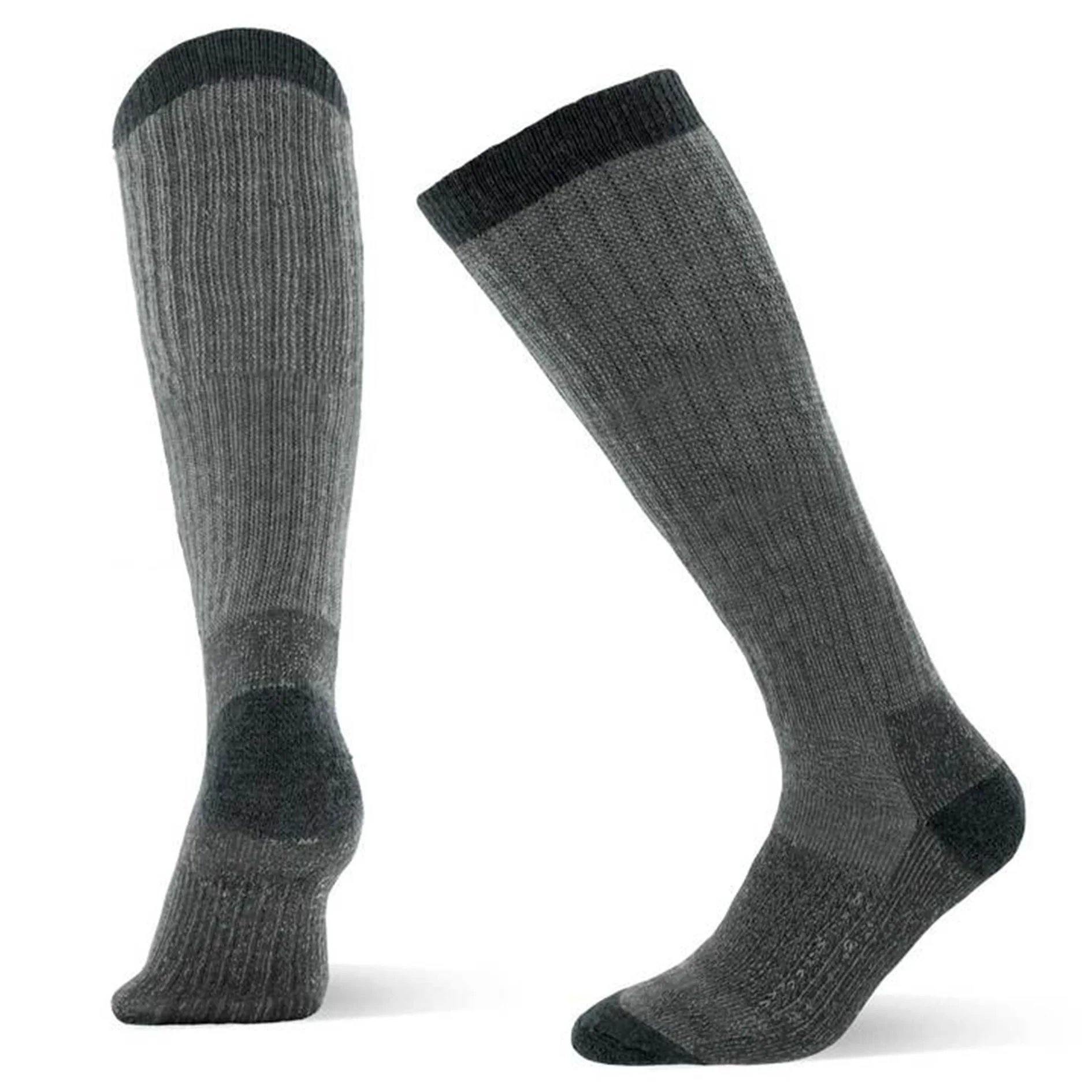 Super Washed Fit Knitting Crew Sports 50% Merino OEM Heated Men Women Outdoor Trekking Cycling Hiking Knee High Wool Socks