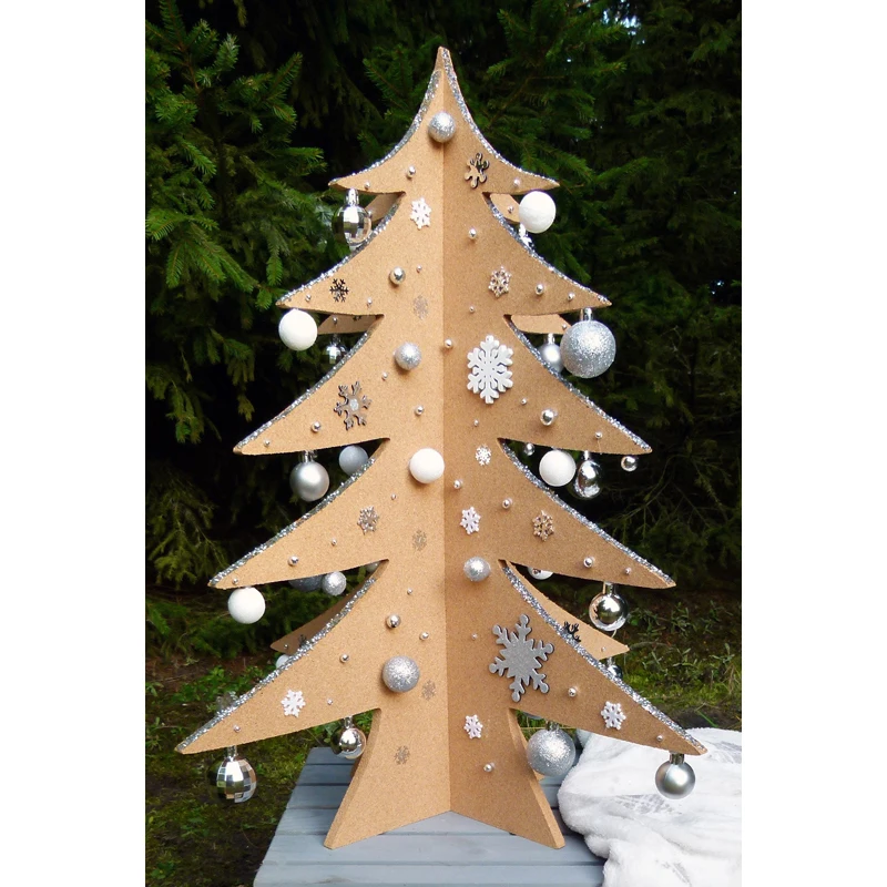 Eco-Friendly Christmas Craft Custom Handmade Mini Cork Christmas Tree decoration Top
