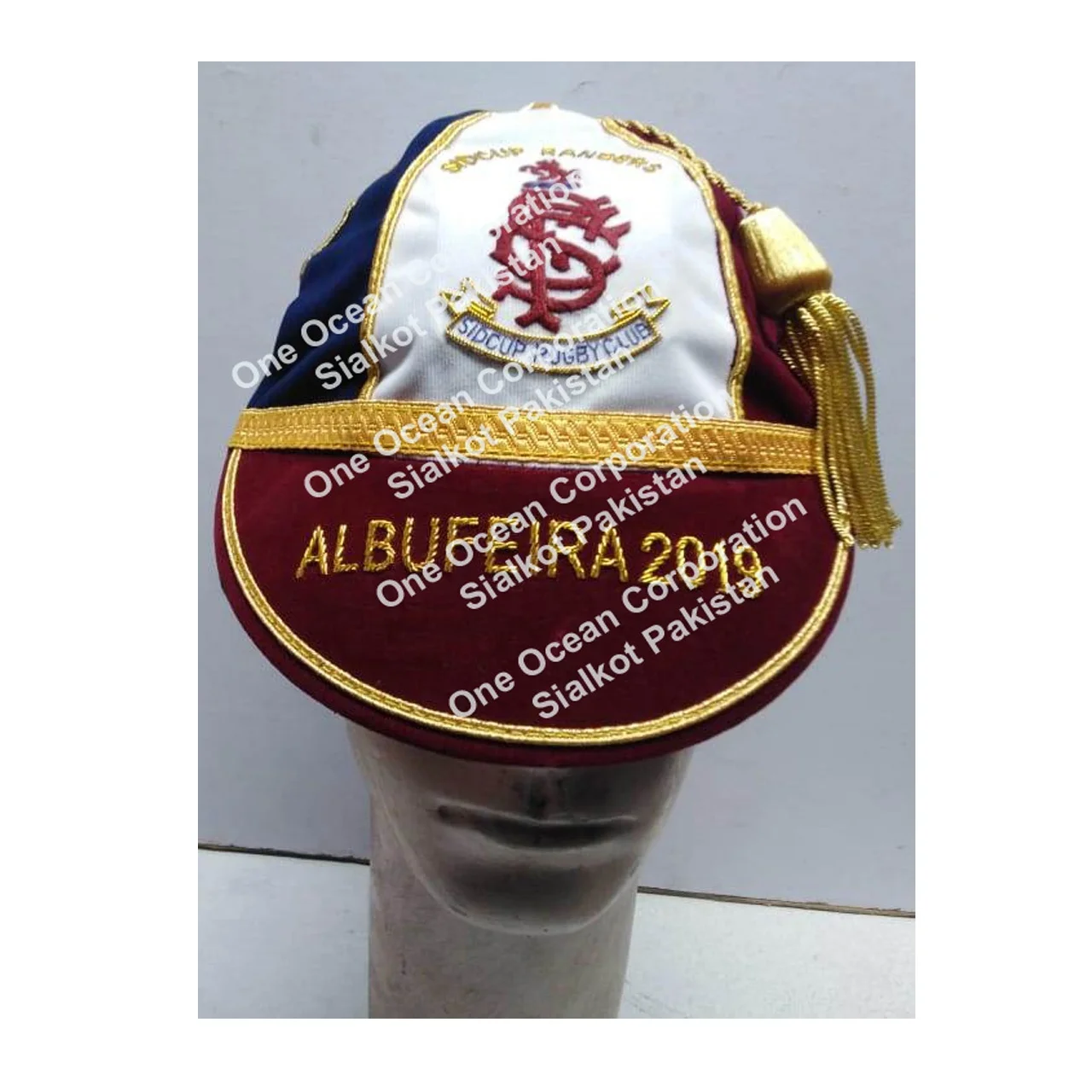  Шапка № 1 с надписью пакистанские шапки высшего качества ручной работы