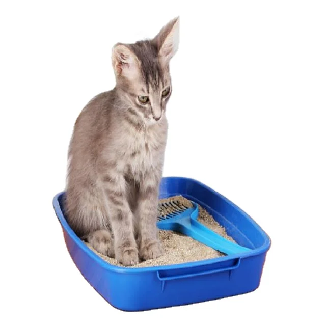 Highly Absorbent natural low dust bulk crystal cat litter 3.8L Non Clumping silica gel with 3% blue color Factory Direct Sales