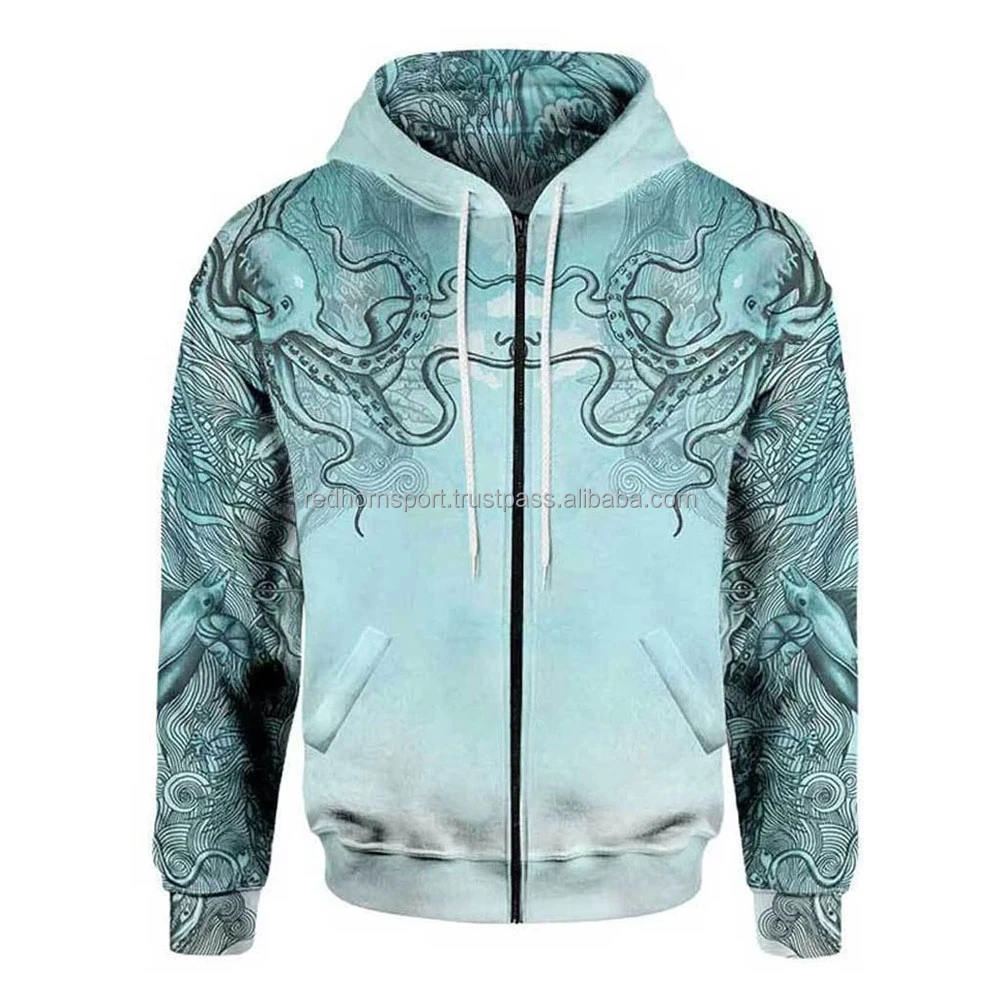 Casual oem printed hoodies thick men zipper black sweatshirts anime hoodies custom printed hoodies winter sweatshirts