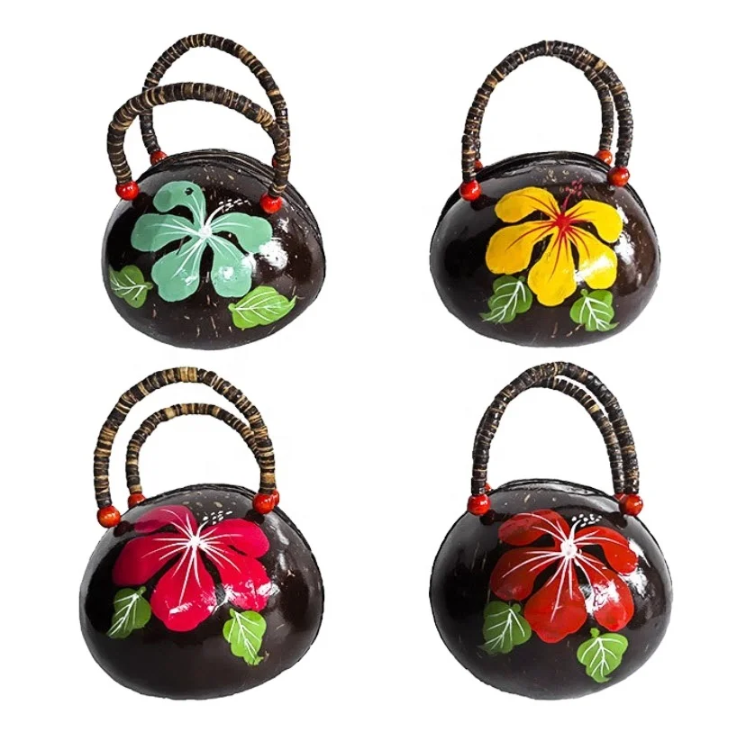 Premium Quality Eggshell Inlay Lacquered Coconut Bowls Amazon Hot Selling Competitive Price Coconut Bowl Warehouse Handmade