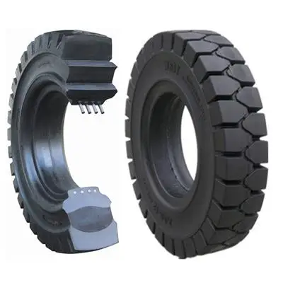 Deeper Pattern Tread 7.50-15 7.50-16 Forklift Solid Rubber Tire from China Origin