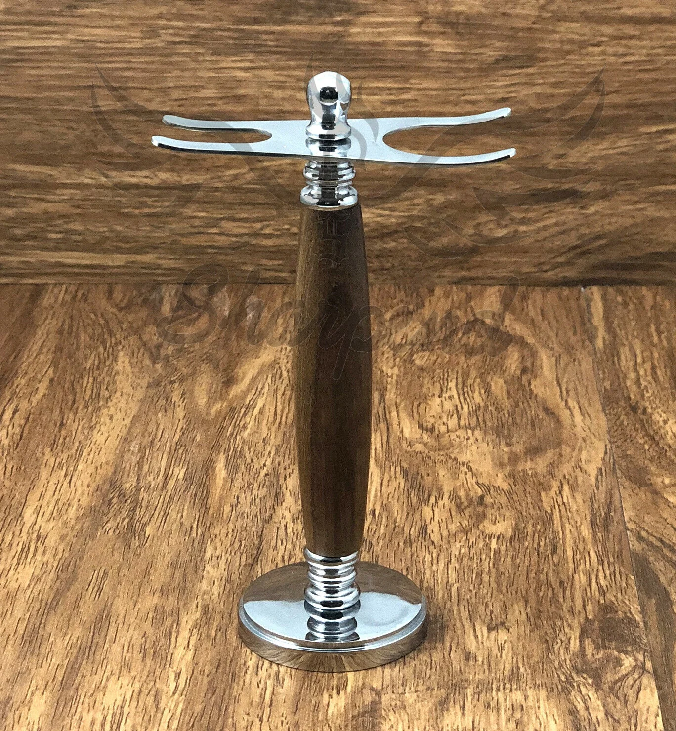 Brown Badger Hair Shaving Brush Complete Set with 3 Edge Safety Razor for Men