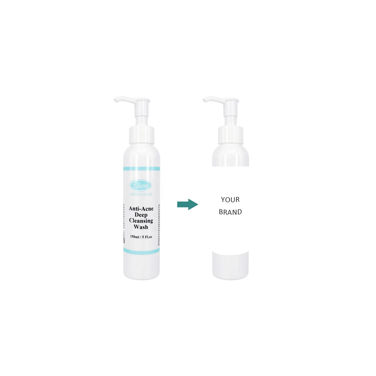 A.H.A and S Acid Lemon Oil Extract Face Wash Deep Cleansing Anti-Acne Gel for Oily Skin Provides Mild Exfoliation-OEM Supply