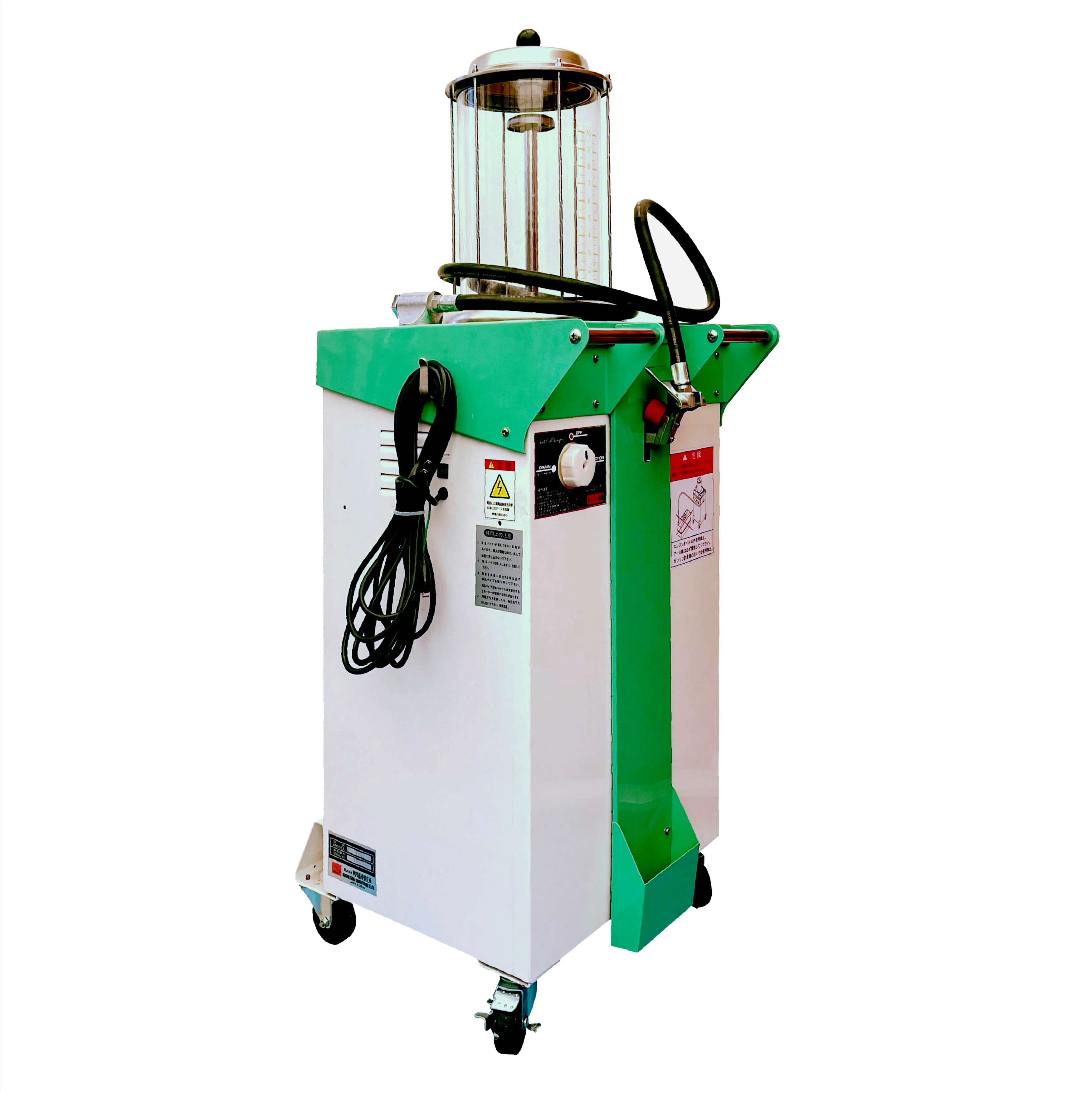 Электрический масляный станок двигателя AT-1-03 с резервуаром для отработанного масла 100 л без подъема автомобиля сделано в Японии высокое качество