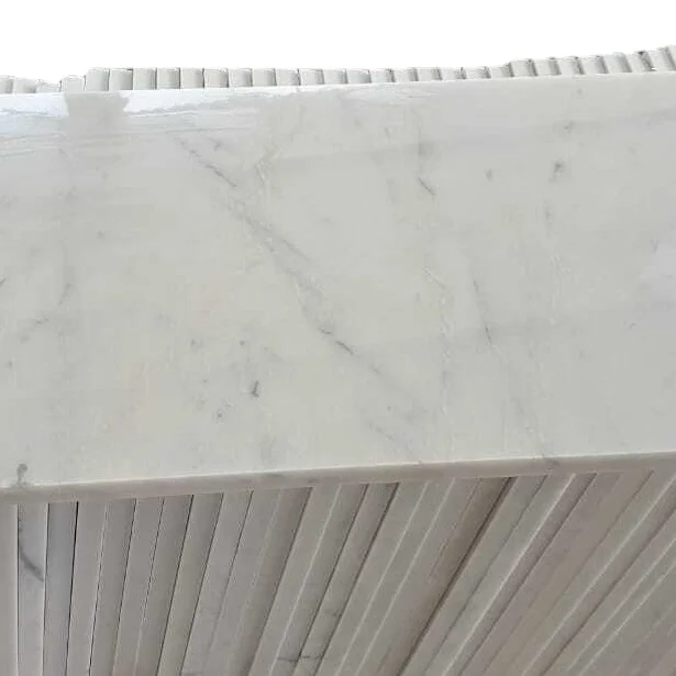 2021 hot sale 24x24 Vietnam carrera white marble tiles on sale
