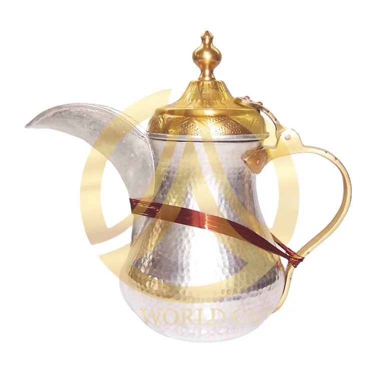 Hammered Teapot Hotel Ware Classic Stylish Fancy Coffeepot Attractive Design Arabic Coffee Dallah Good Quality Handmade