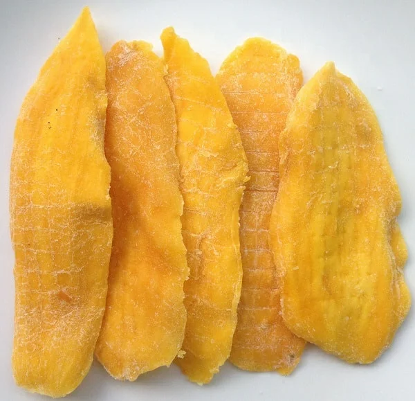 [ Free sample ] Soft Dried Mango Naturally Sweet From Farm Tropical Fruit Snack Soft Dried Mango Slices Prival Label Service