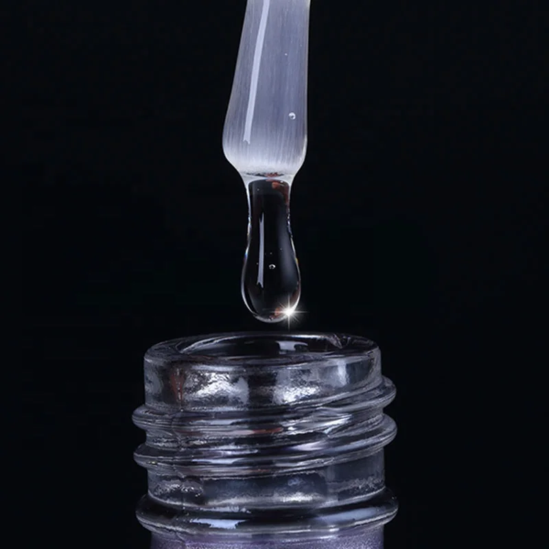  Синее место 15 мл стеклянный яркий и сильный гель цветное покрытие УФ верхнее для ногтей