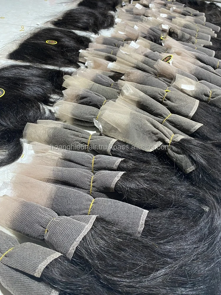 Wholesale 100% Virgin Human Hair Lace Closure HD 7x7 6x6 5x5 4x4, Lace Frontal HD 13x4 13x6 straight frontal closure.