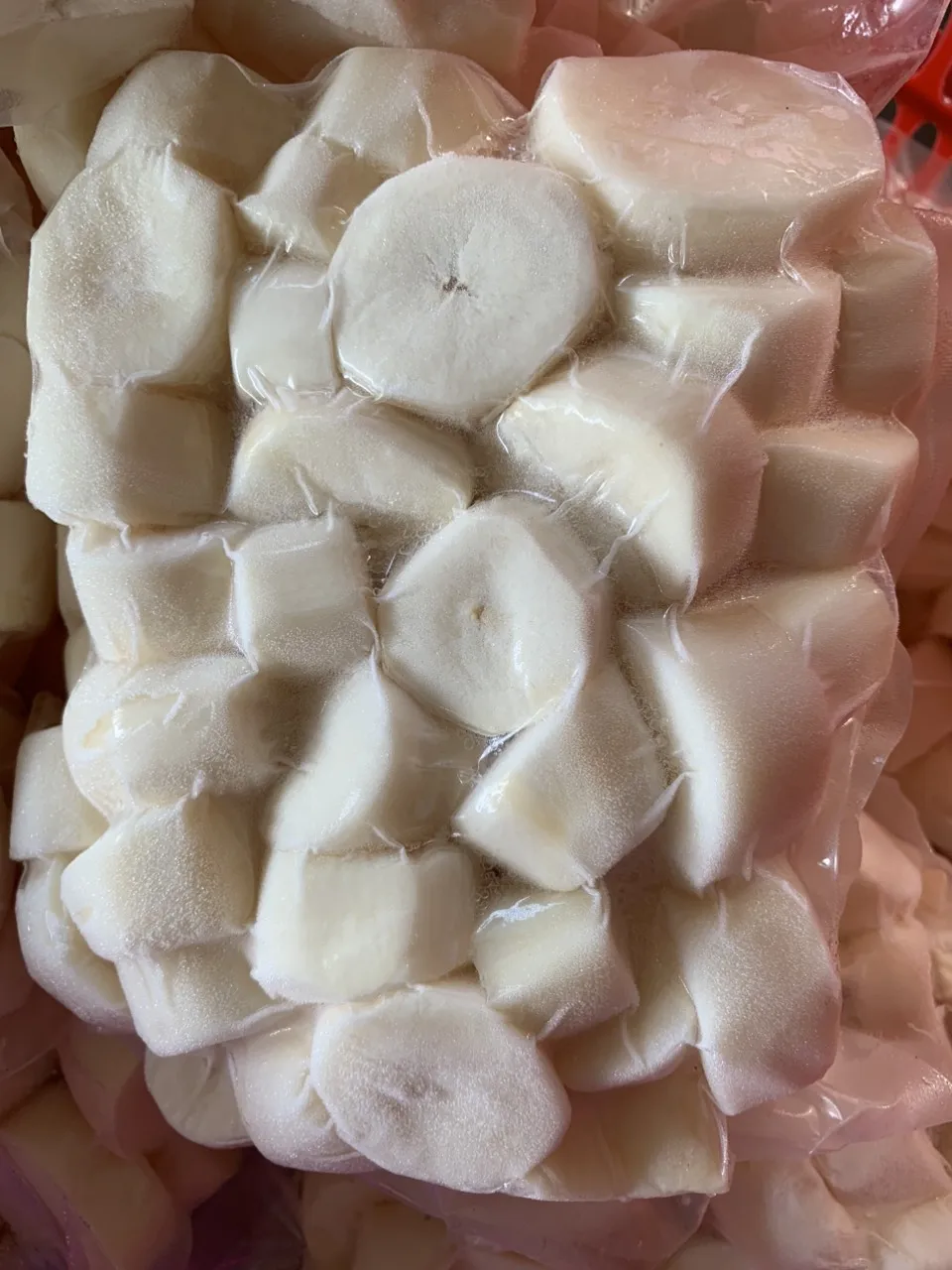 Production of Frozen Cassava Blocks/Frozen Sweet Fresh Cassava Without Skin from VN Hoang Linh Sg +84 797 415 298 Sara