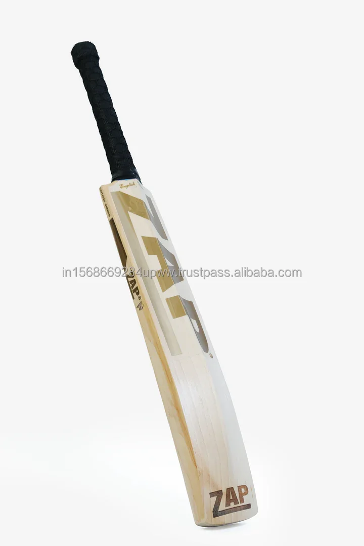 ZAP Vintage Retro Reserve English Willow Cricket Bat Wood and Plastic Sports Equipment for Players
