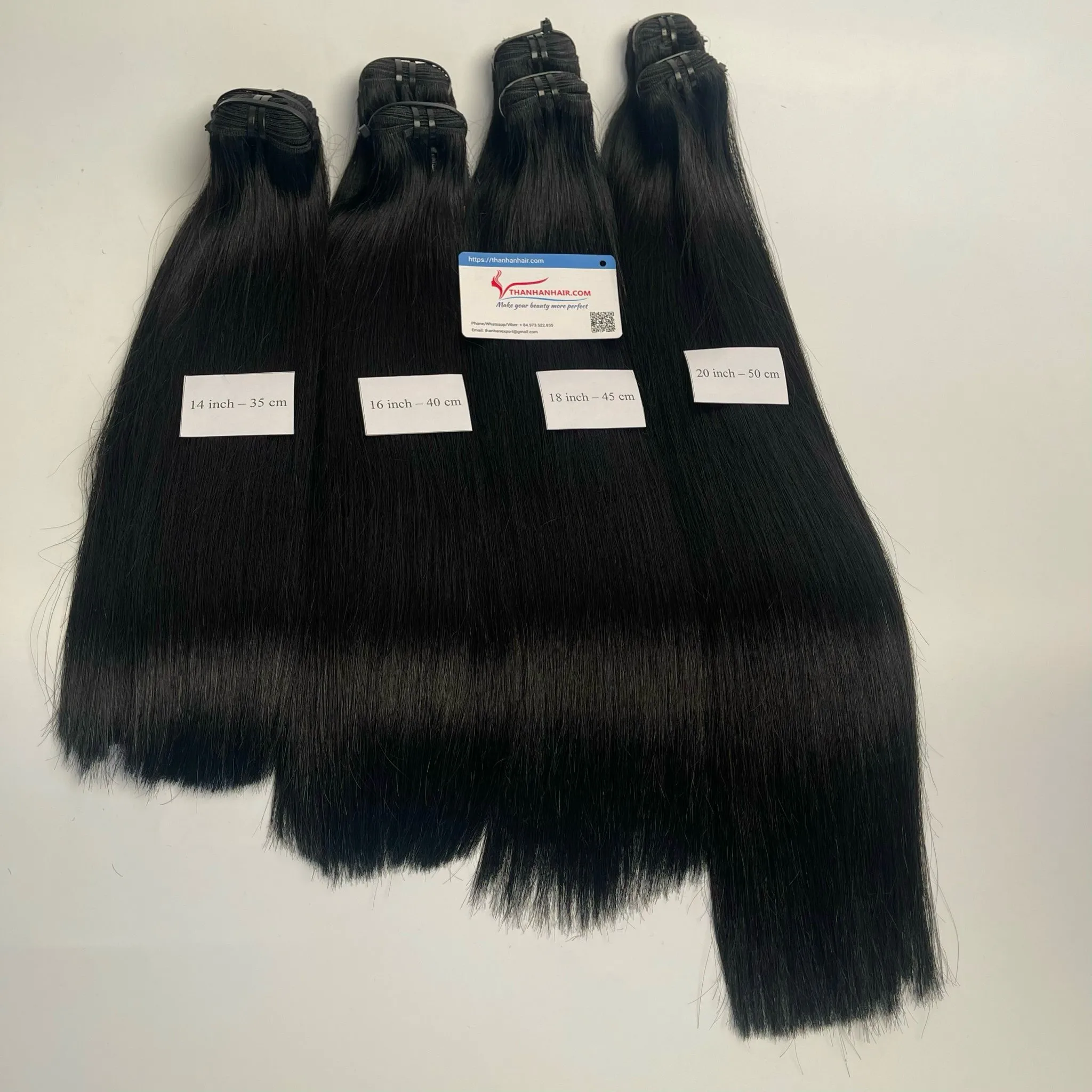 Premium Wholesale Vietnamese 100% Virgin Human Hair Bundles in Lively Bone Straight Weft from a Dependable Vendor Ready to Ship