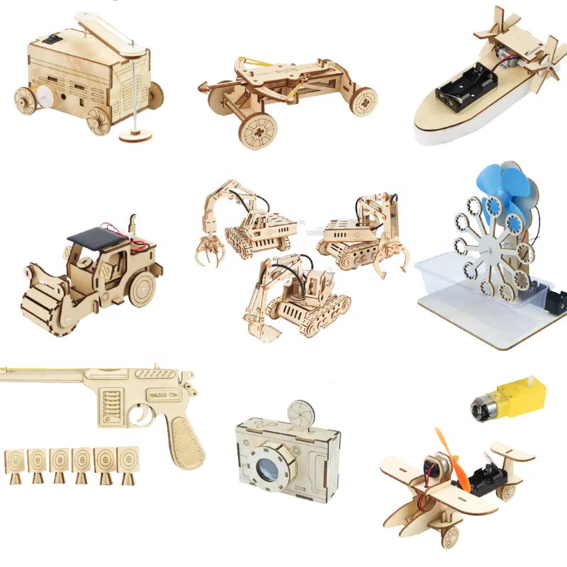 Other educational toys pretend play aesthetic science toys for children games wooden 3d puzzle STEM games