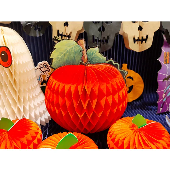 Halloween paper 3D pumpkin tabletop decoration CE-6650