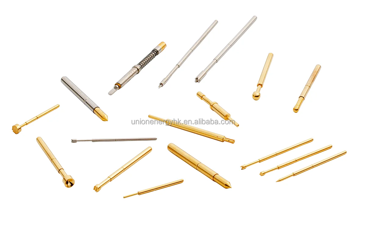 Best Selling High Quality Customized Brass Pogo Pins Pointed Crown Spring Contact Probes Test Probe
