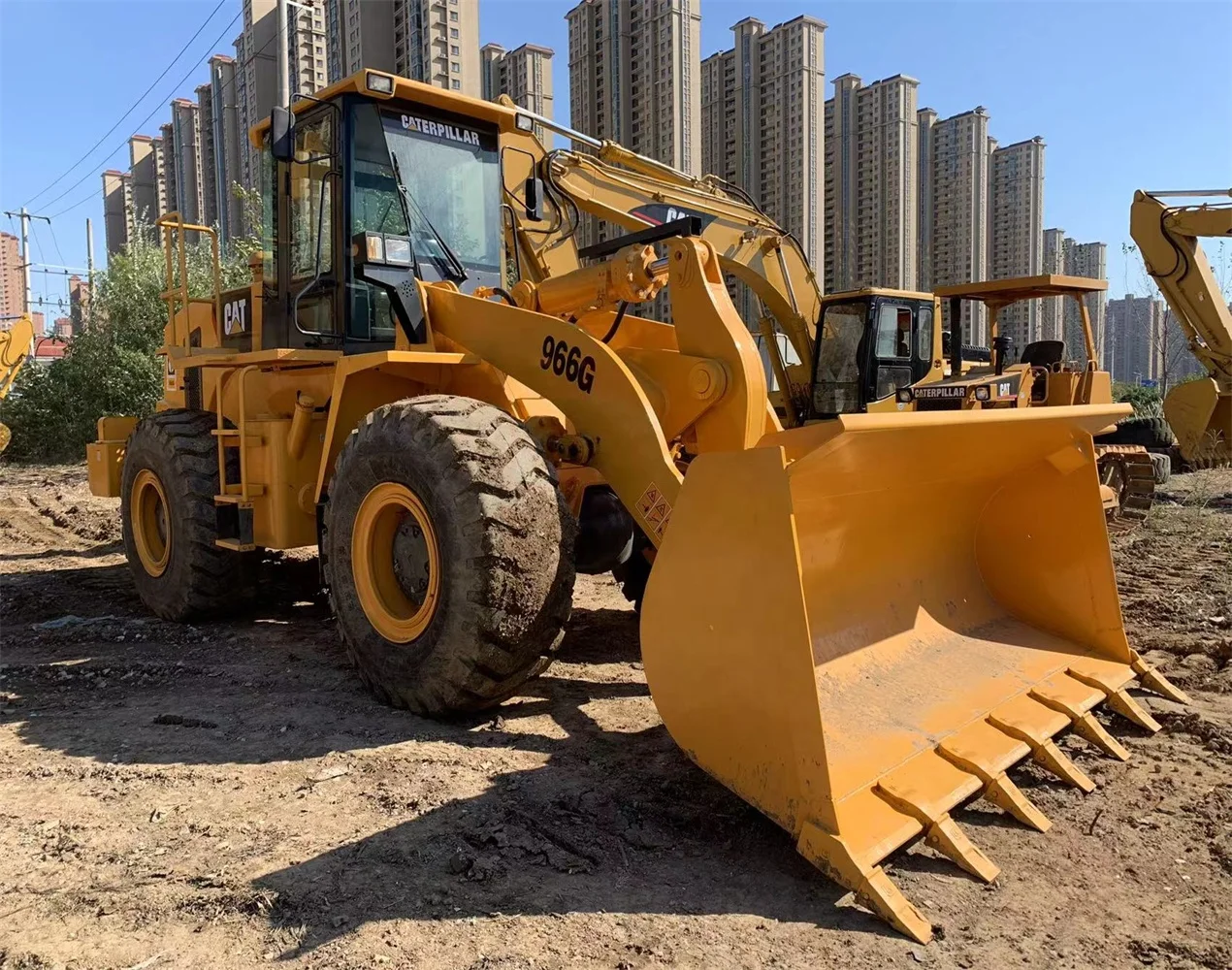 Secondhand caterpillar payloader used cat 966g 966f 966h wheel loader for sale