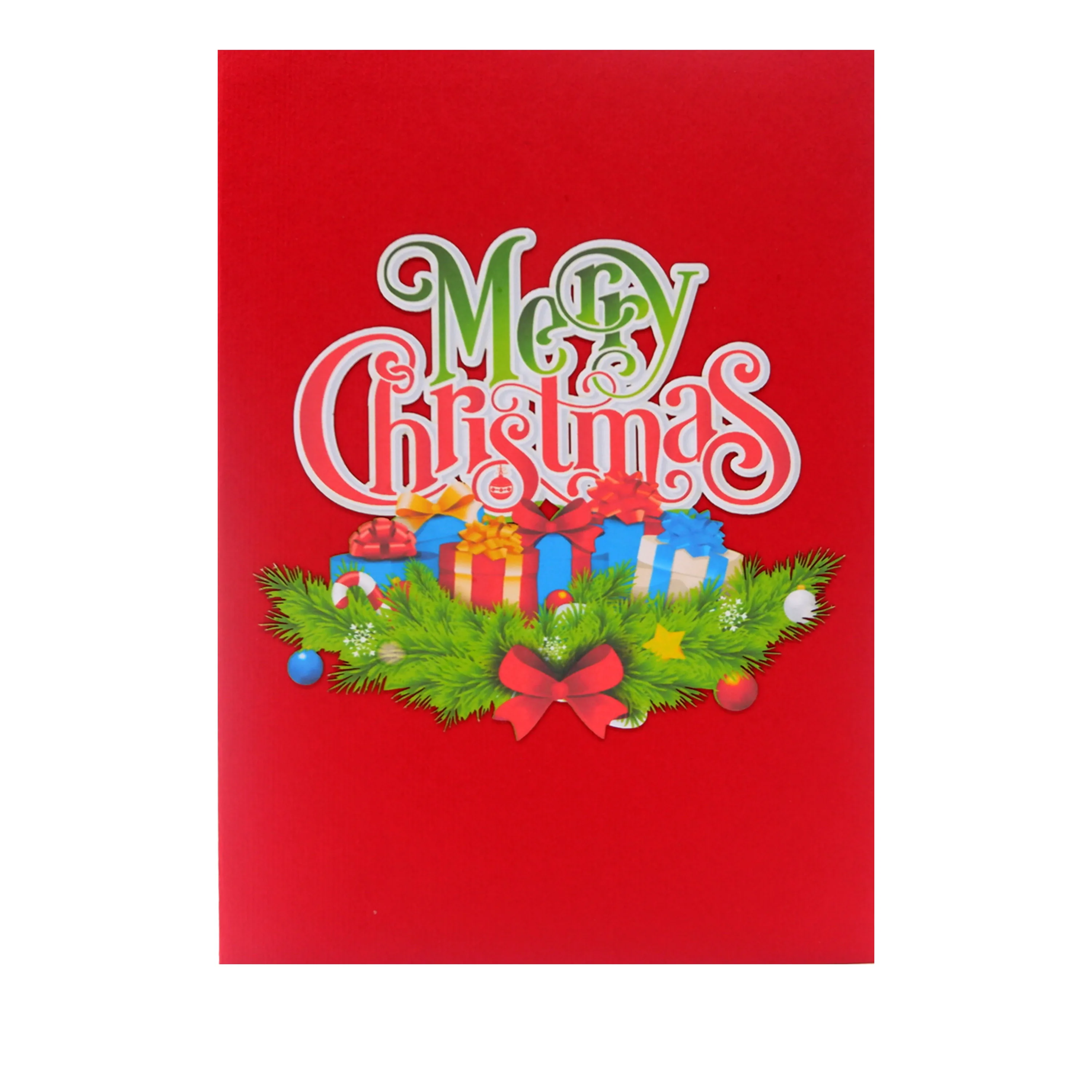 Santa On Boat 3D Pop Up card Christmas Handmade Vietnam Handicraft Christmas Greeting card Paper Gifts & crafts Top Trending