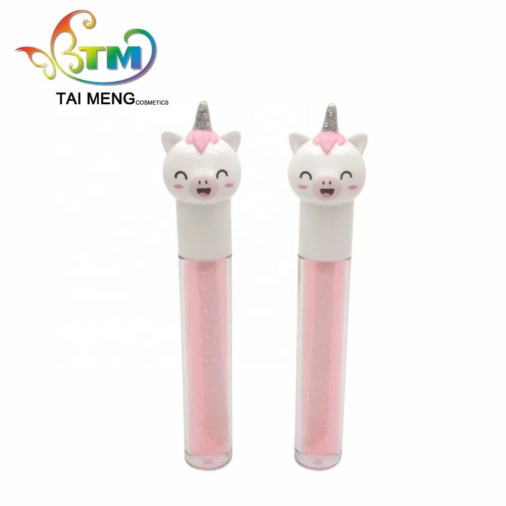 2021 novel unicorn cap private label lip gloss vendor