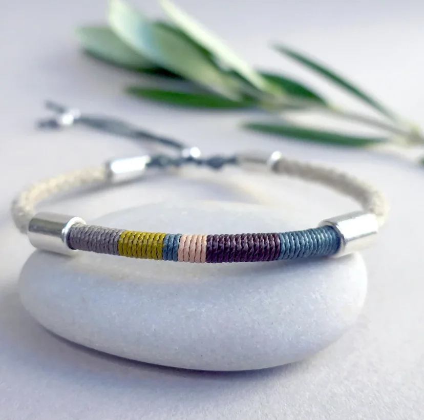 Hemp rope bracelet men with adjustable size Soulful elegant birthday gift for men Bracelet Fish Hook Bracelets best selling for