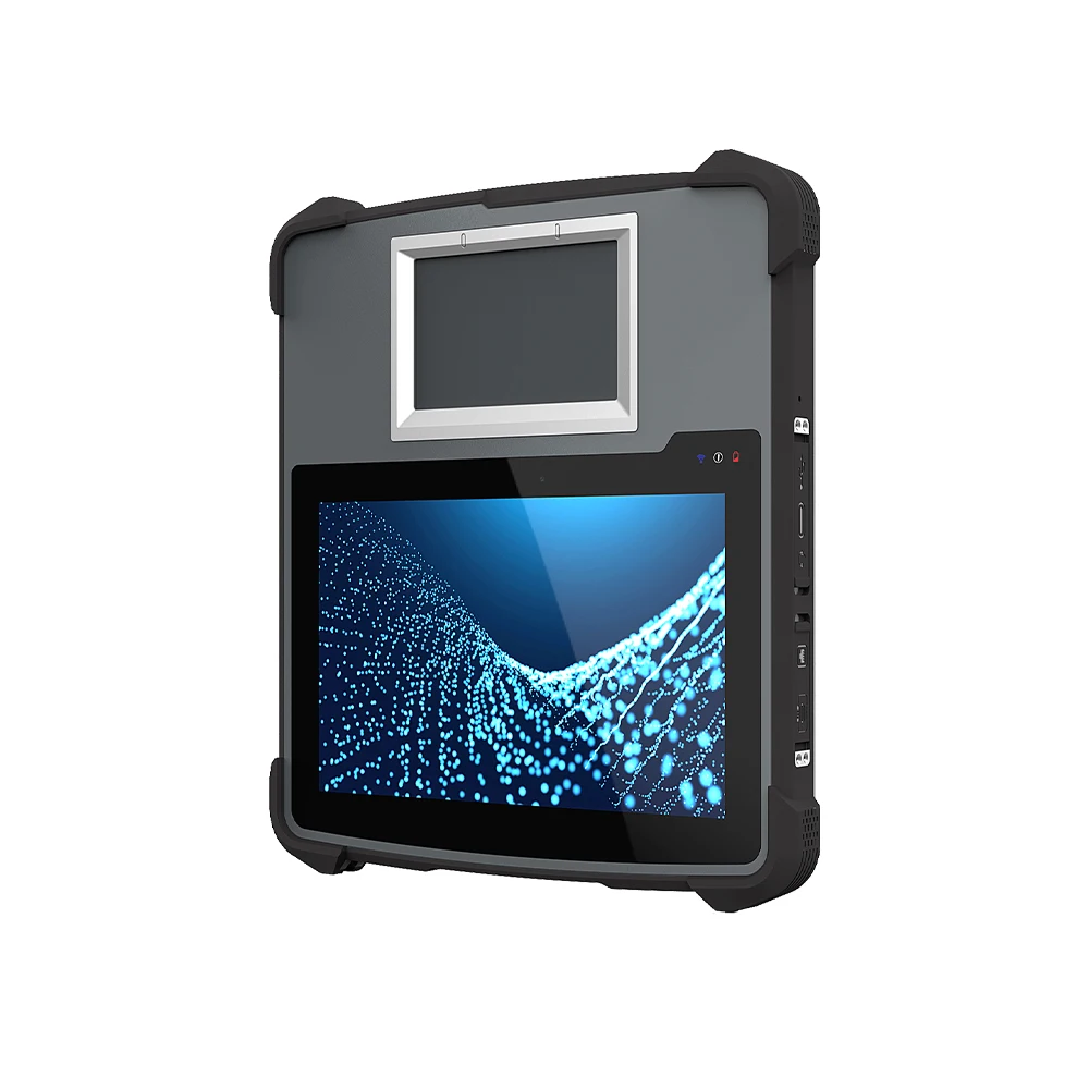 Crash Protective Android Biometrics Tablet PC with Sim Card and Iris Fingerprint Passport Scanner for Border Control