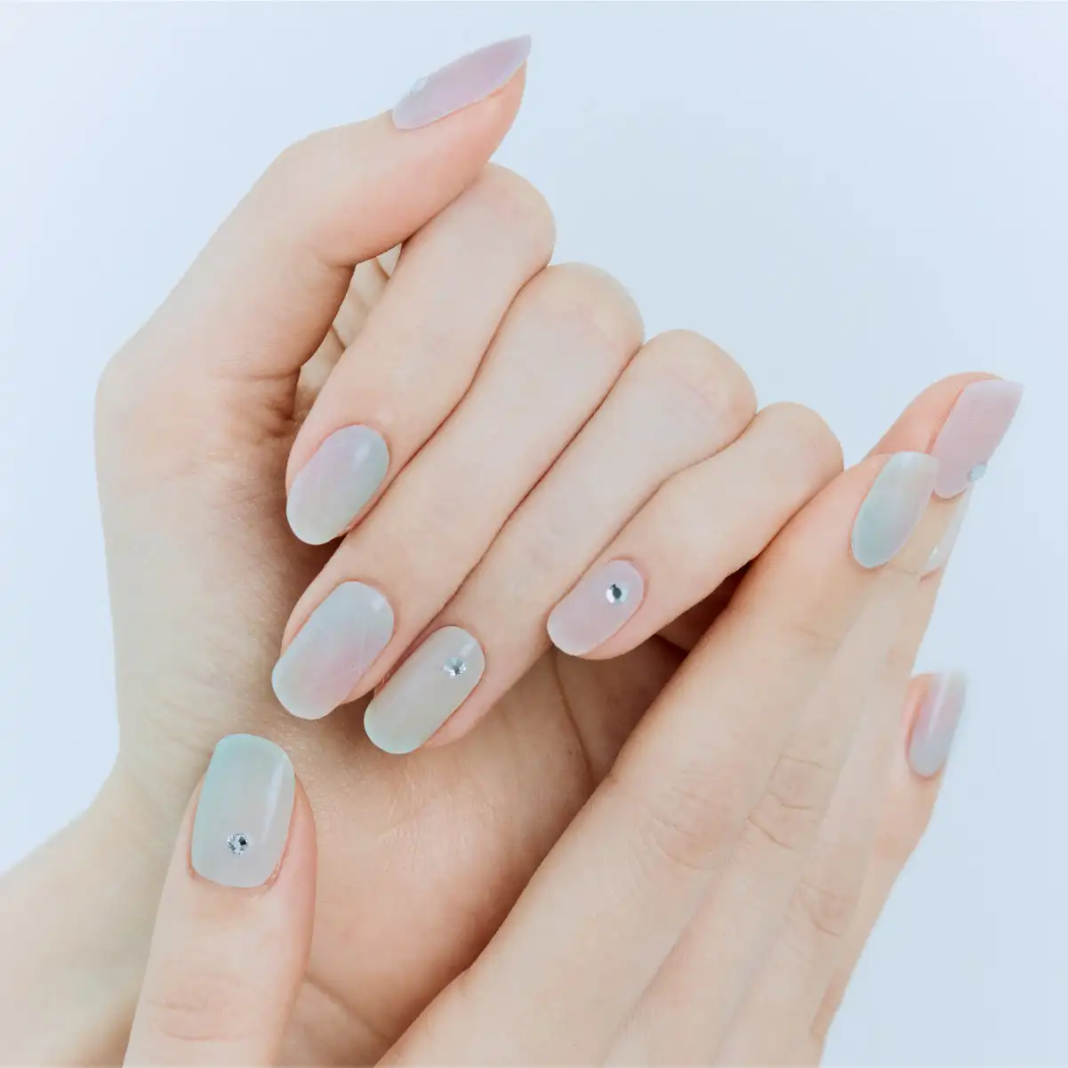 Korean 100% Real Salon Quality Press on gel nails Gel Nail sticker manicure Wholesale Certified