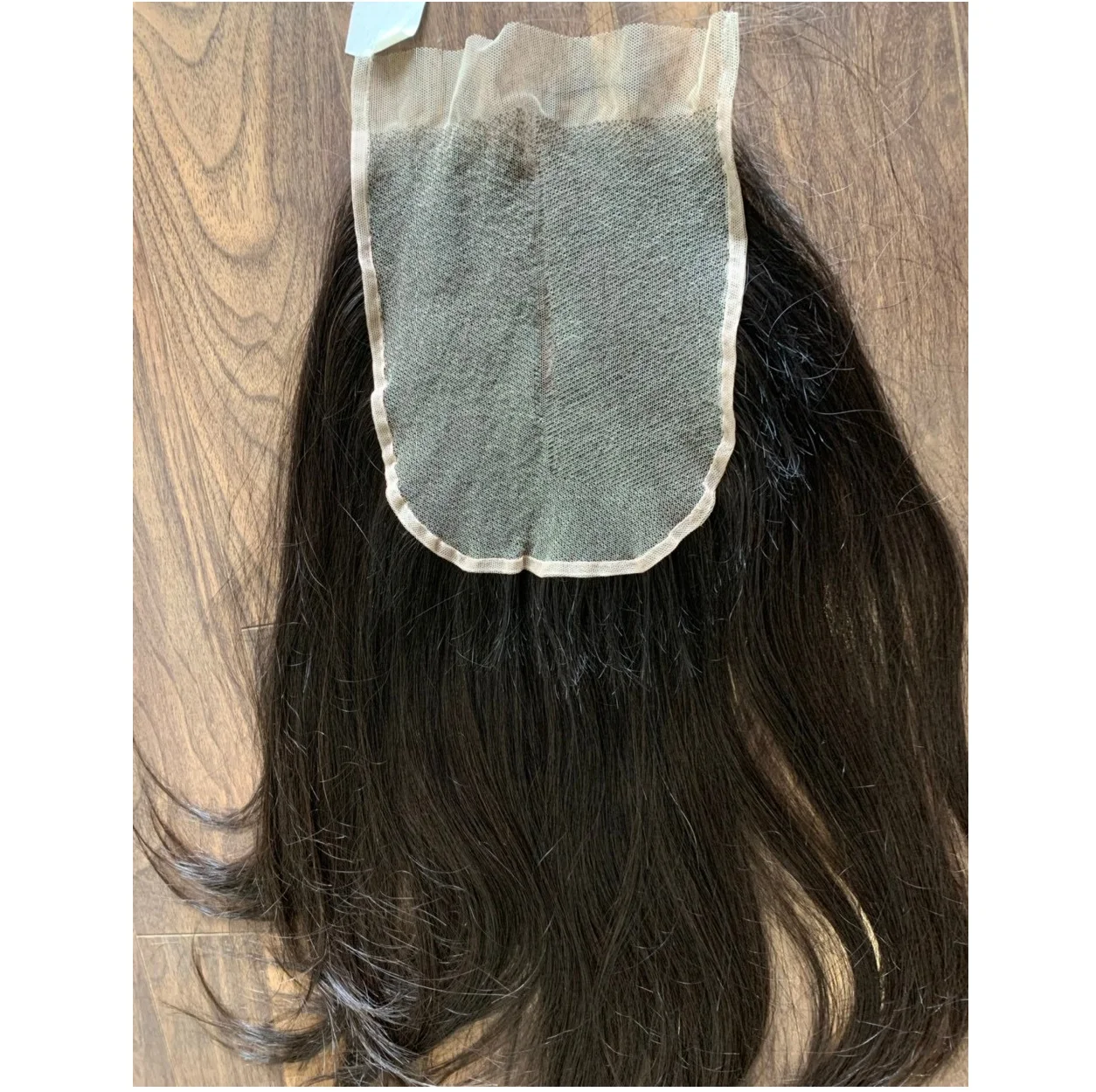 Blend hair Straight bundles and a free HD Lace closure 4x4 Silky Straight 100% Virgin Human Hair in Vietnam