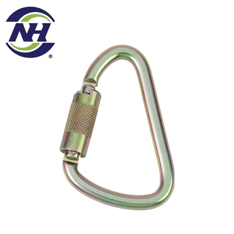 Zinc extra large heavy duty rotating carabiner hook