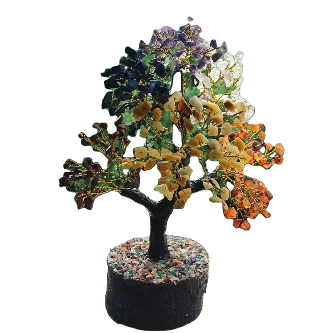 WHOLESALE NATURAL CRYSTAL SEVEN  CHAKRA CHIPS AGATE : GEMSTONE AGATE  TREE  BUY SKY AGATE EXPORT