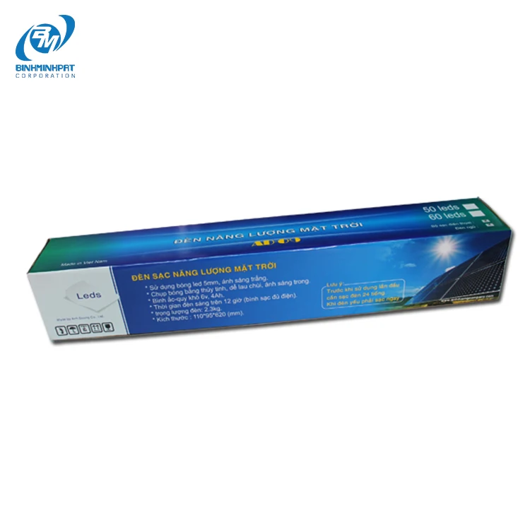 Solar Panels Packaging Box Charger Corrugated Carton with CMYK Printing and Glossy Lamination Full Size Package