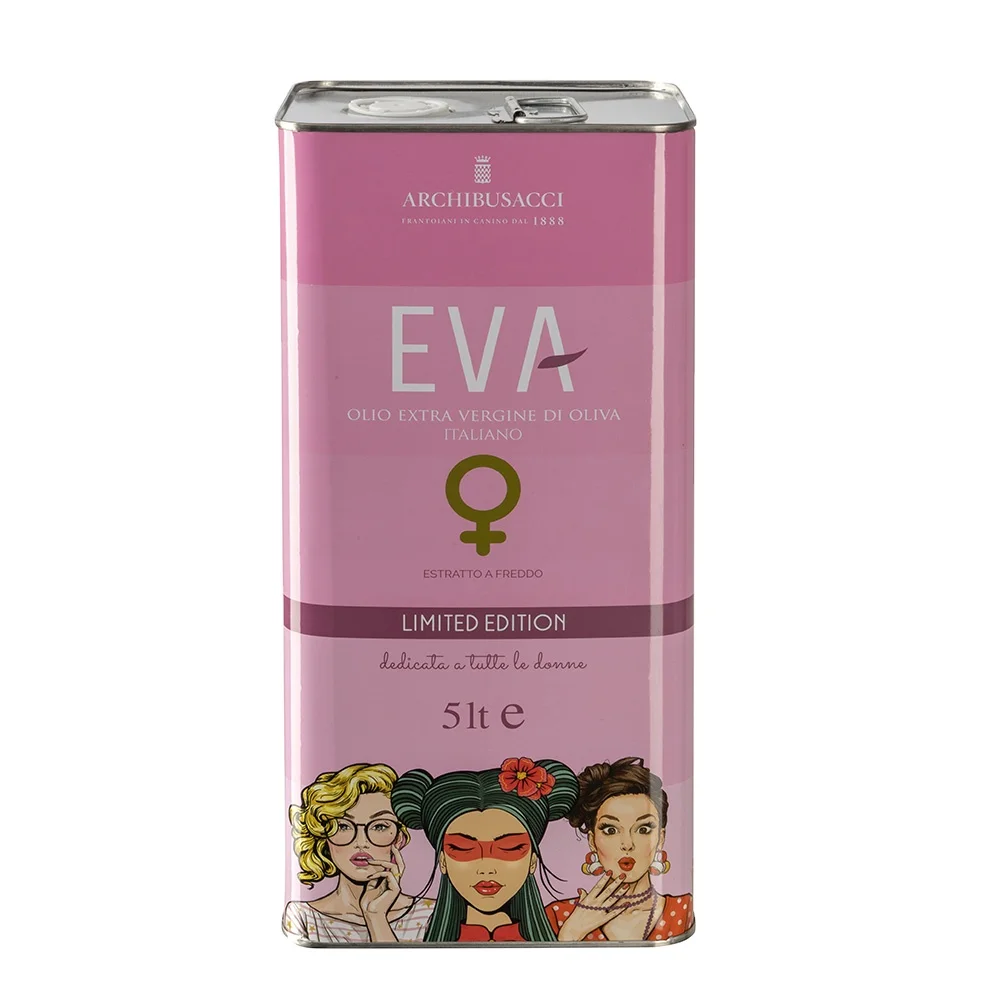 Итальянский холодного отжима нежный EVA LT 5 можно использовать для женщин Нежный оливковое масло Экстра вирджин 100%