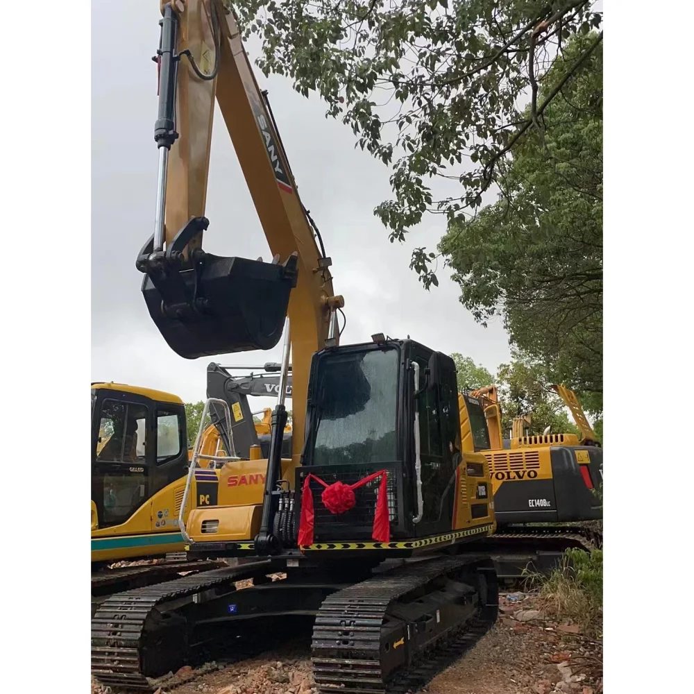 China brand SANY sy135 13ton hydraulic crawler backhoe used excavator on sale