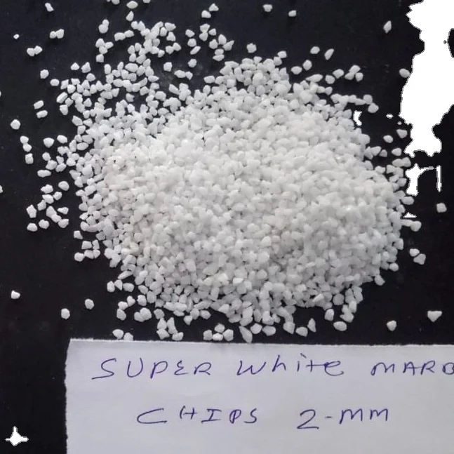 supper white round granular marble grit and marble polished stone chips 6-8 mesh size modern wall texture used chips