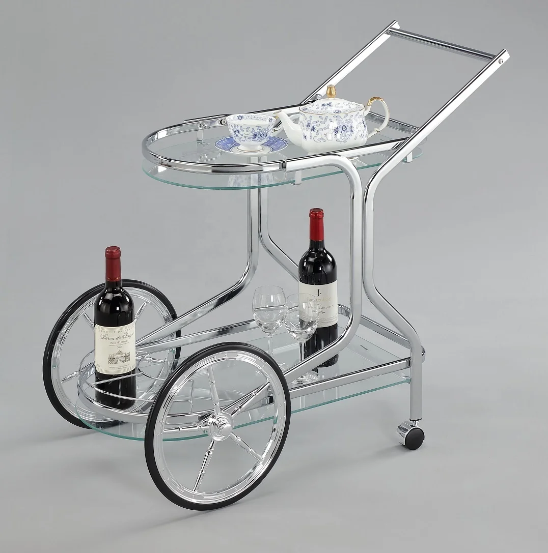 Dining Room Glass Bar  Cart