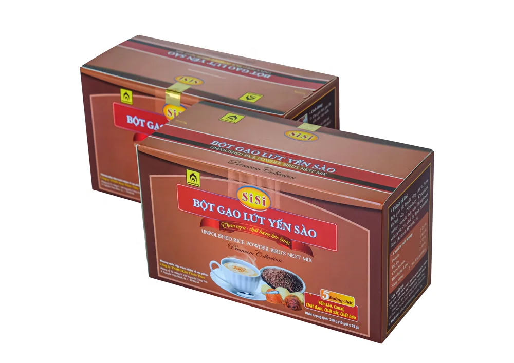 Sisi ласточкиное гнездо, порошок коричневого риса из Вьетнама, птичье гнездо