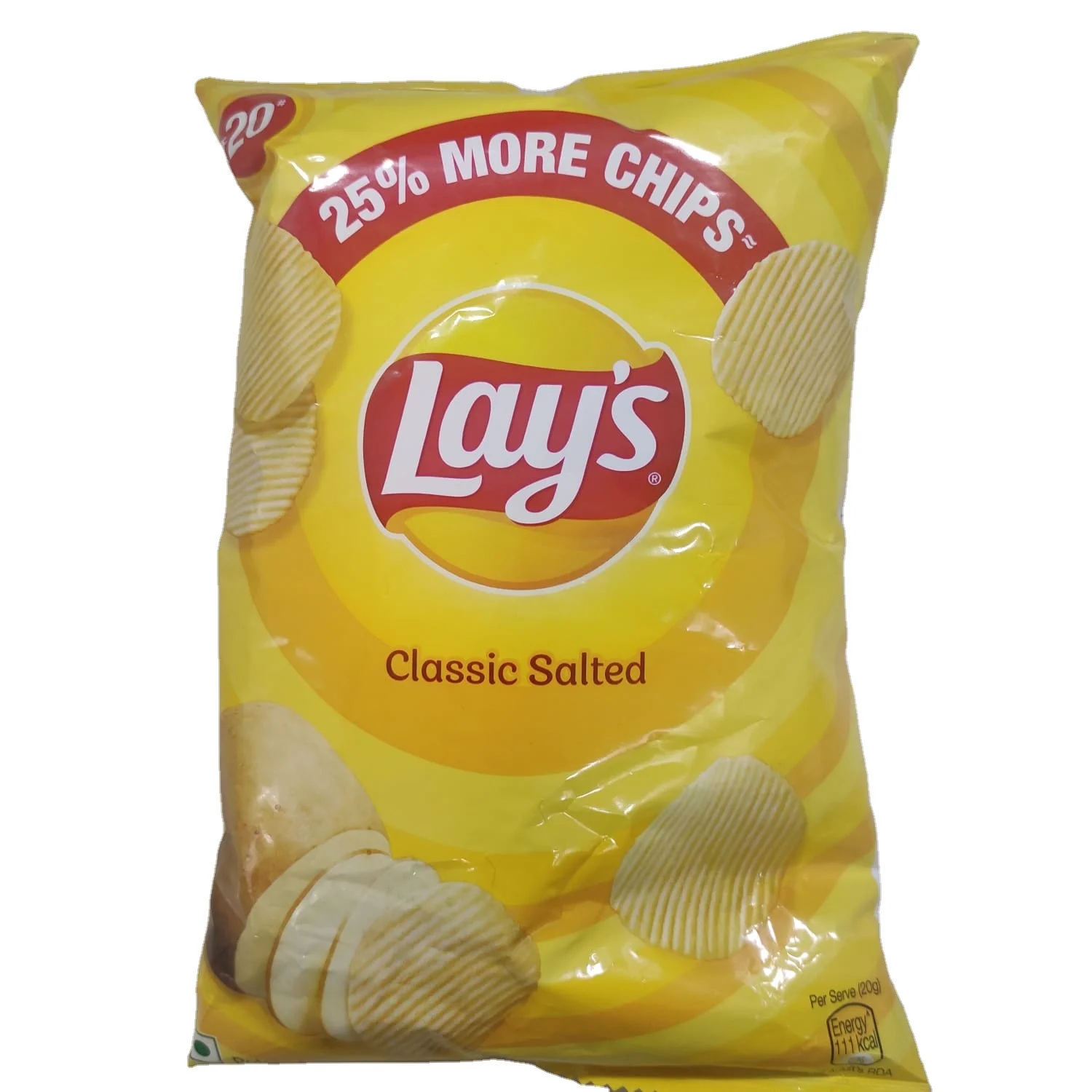 La YS Classic Salted Potato Chips 90g Pouch Crunchy Snacks in Variety of Flavors Exotic Chips for Kids and Adults Wholesale