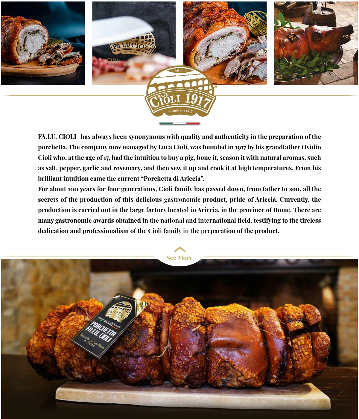 Finest Quality Made in Italy Siena sausages dried ham ready for export in Vacuum Pack Best Price