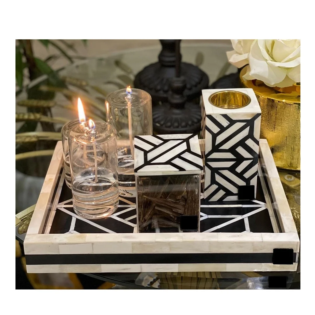 Курильница с перламутровой инкрустацией круглый поднос 2023