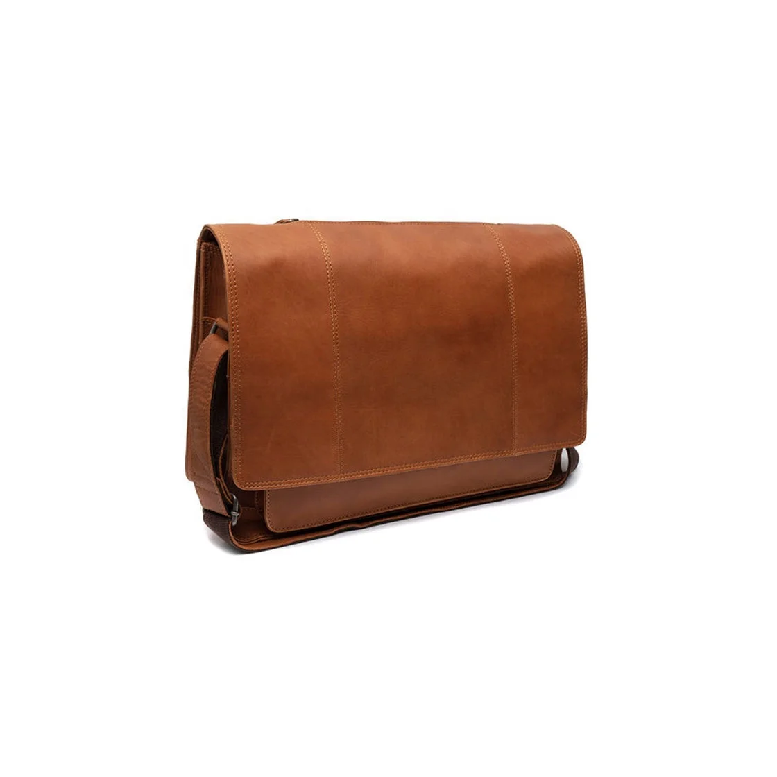 Genuine Leather Laptop Briefcase Computer Satchel Bag Office Travel Use Brown Color 18-inch leather laptop bag
