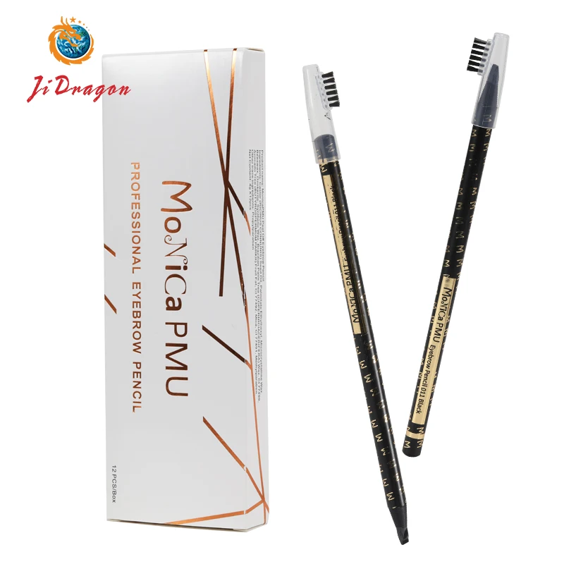 Monica PMU  Peel off Eyebrow Pencil 4 Colors Available Red Lip Pencil