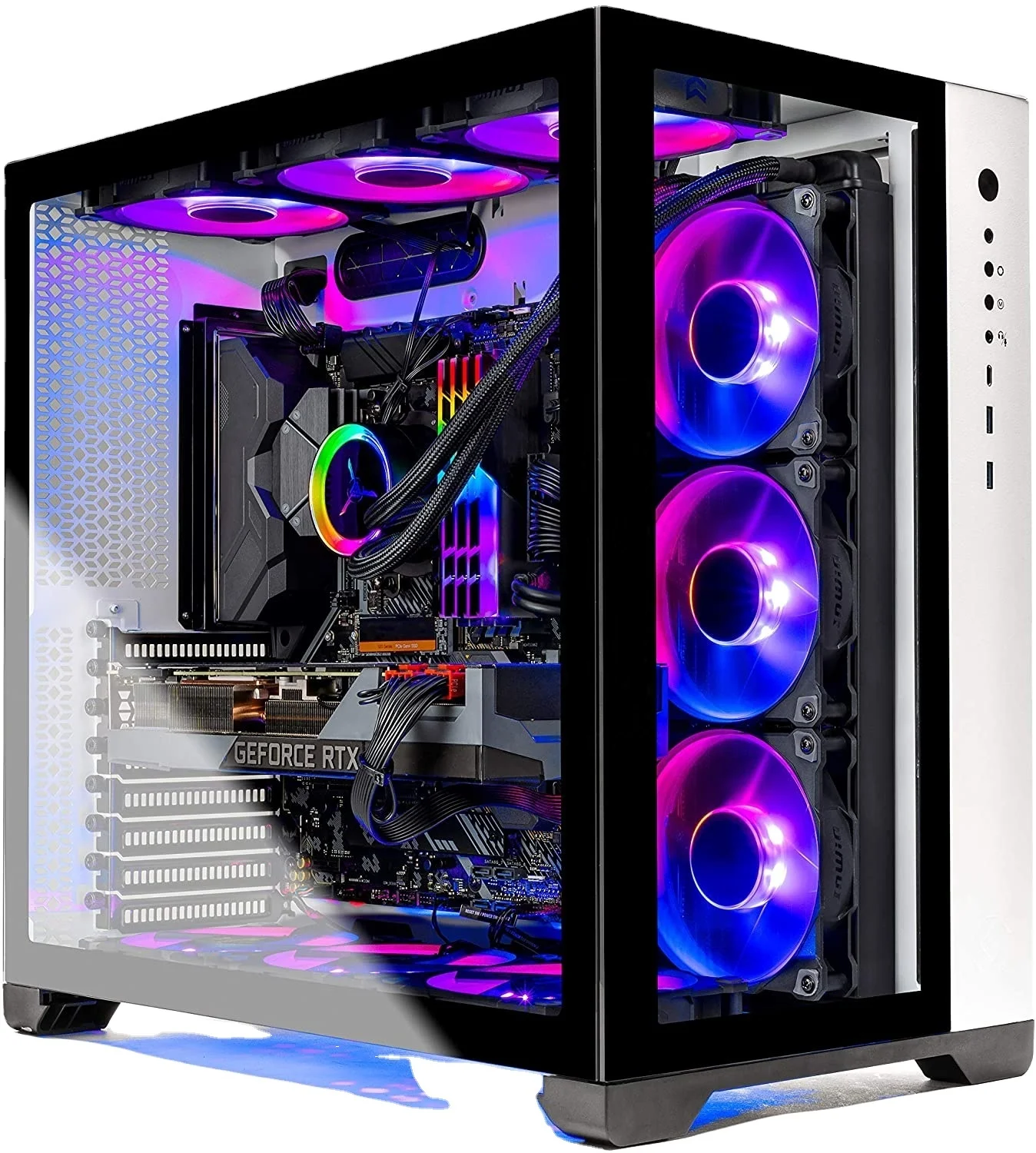 New Skytech Prism II Gaming PC Desktop - AMD Ry zen 9 3900X 3.8GHz, RTX 3090 24GB, 32GB 3600mhz RGB Memory, 1TB Gen4 SSD