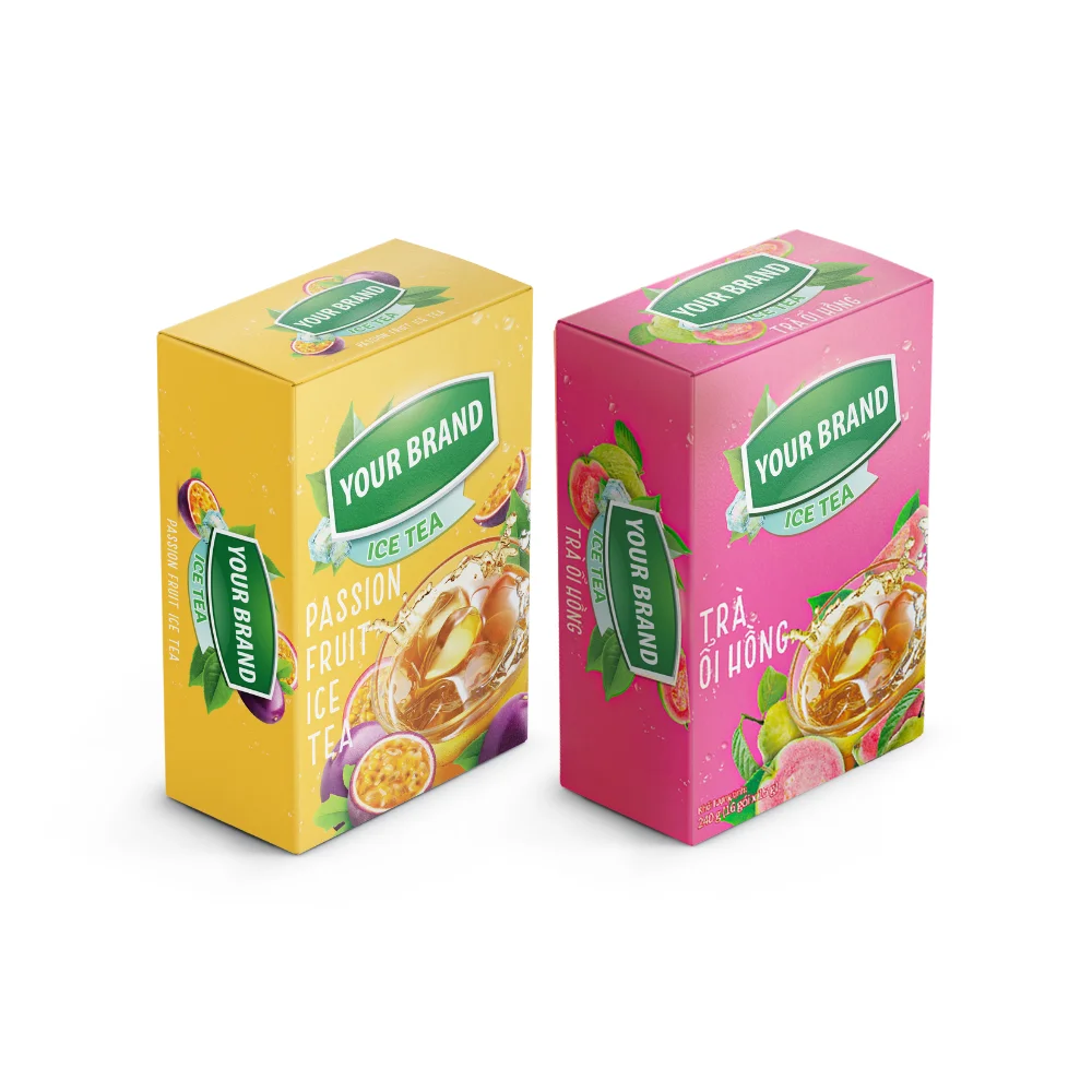 Услуги Private Label passy Fruit ледяной чай порошок смешанный энергетический 10 18 пакетиков в коробке розовый напиток Из Гуавы