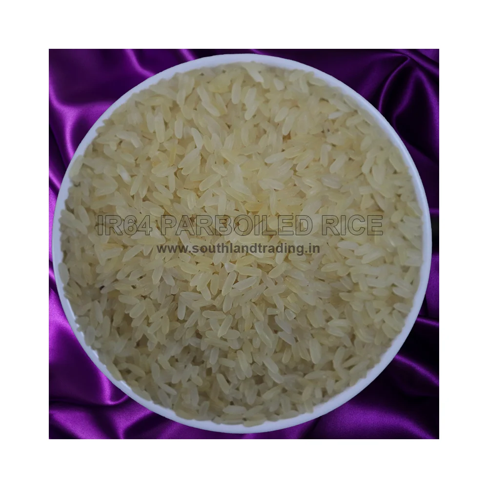 IR64 Parboiled Long Grain White Rice Riz Low Price Leading Exporter From India