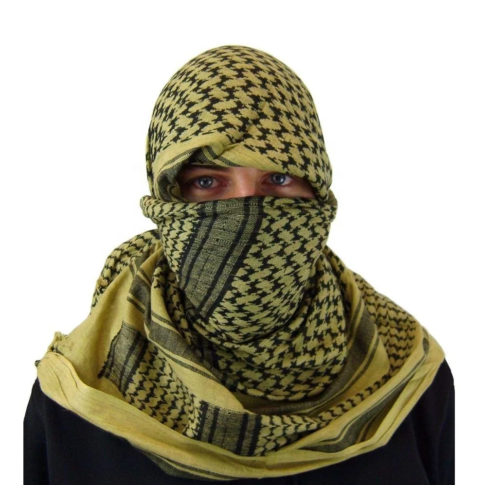 Shemagh Luxury Winter Scarf For Women Desert Scarf Windproof Headscarf Classic Arab Shemagh
