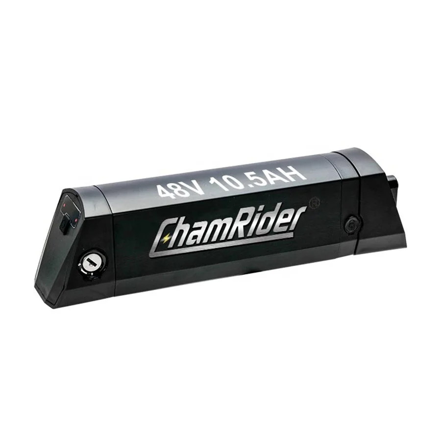 Chamrider down tube battery 48volt 52v 15ah 21ah 500W ceallrai Lithium-ion LifePo4 Cell ebike battery with Rack