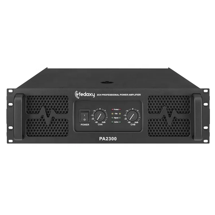sound standard ca 20 power amplifier 2channel 2300watts 3U mixer professional sound amplifier audio
