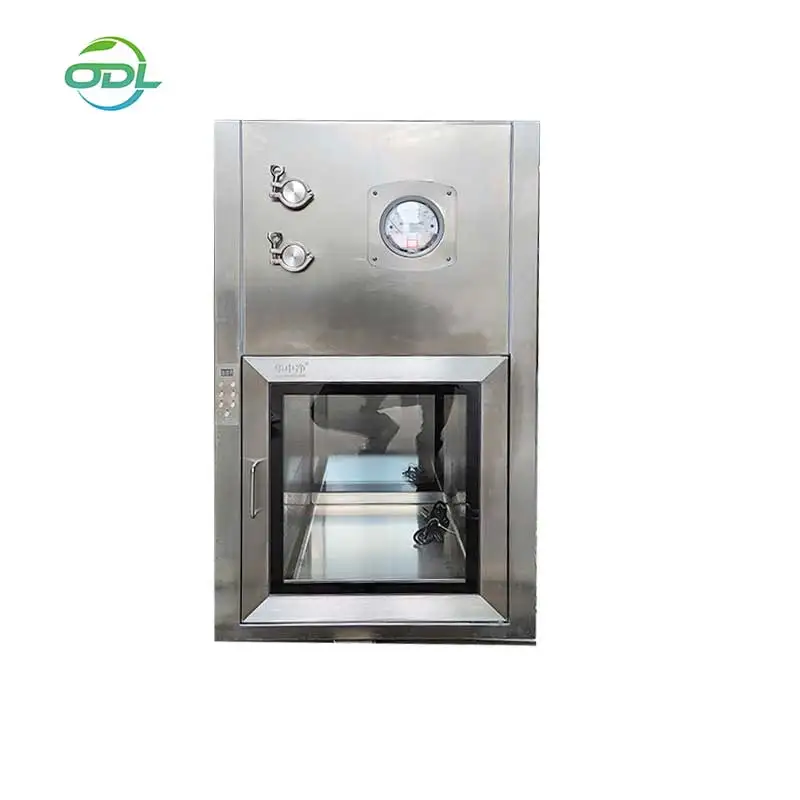 Oudelong GMP Stainless Steel Transfer Hatch Pass Box Pass Tunnel for Modular Clean Room