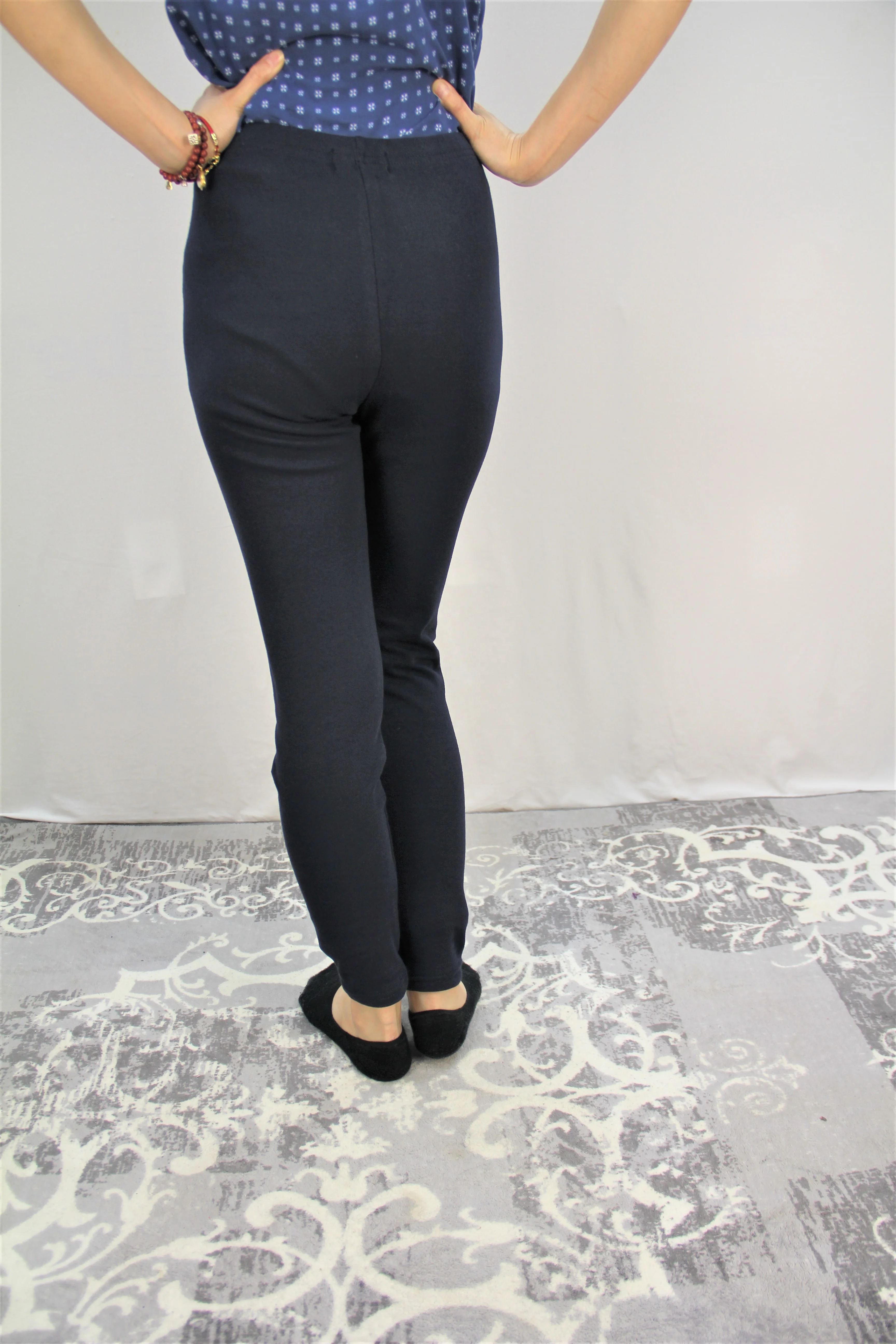 WOMEN PLUS SIZE CASUAL PULL ON LEGGING PANT (#6651X)